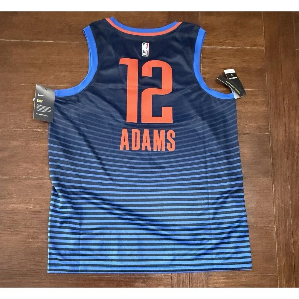 Nike STEVEN ADAMS Oklahoma City OKC Thunder LOVE'S Swingman Jersey Mens Large 48